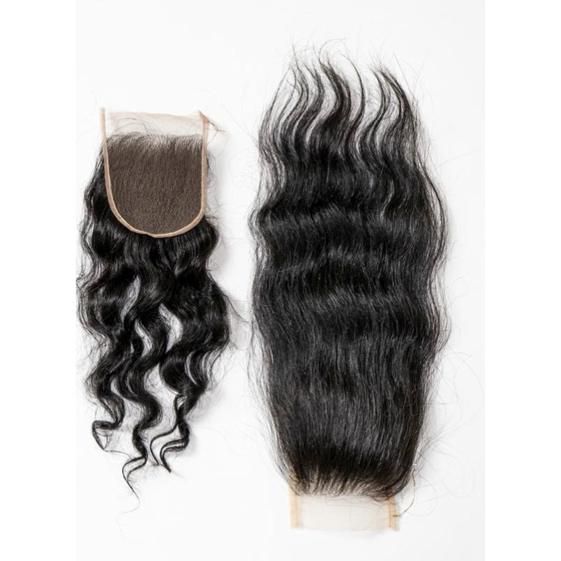 5x5 HD Closure Raw Indian Wavy