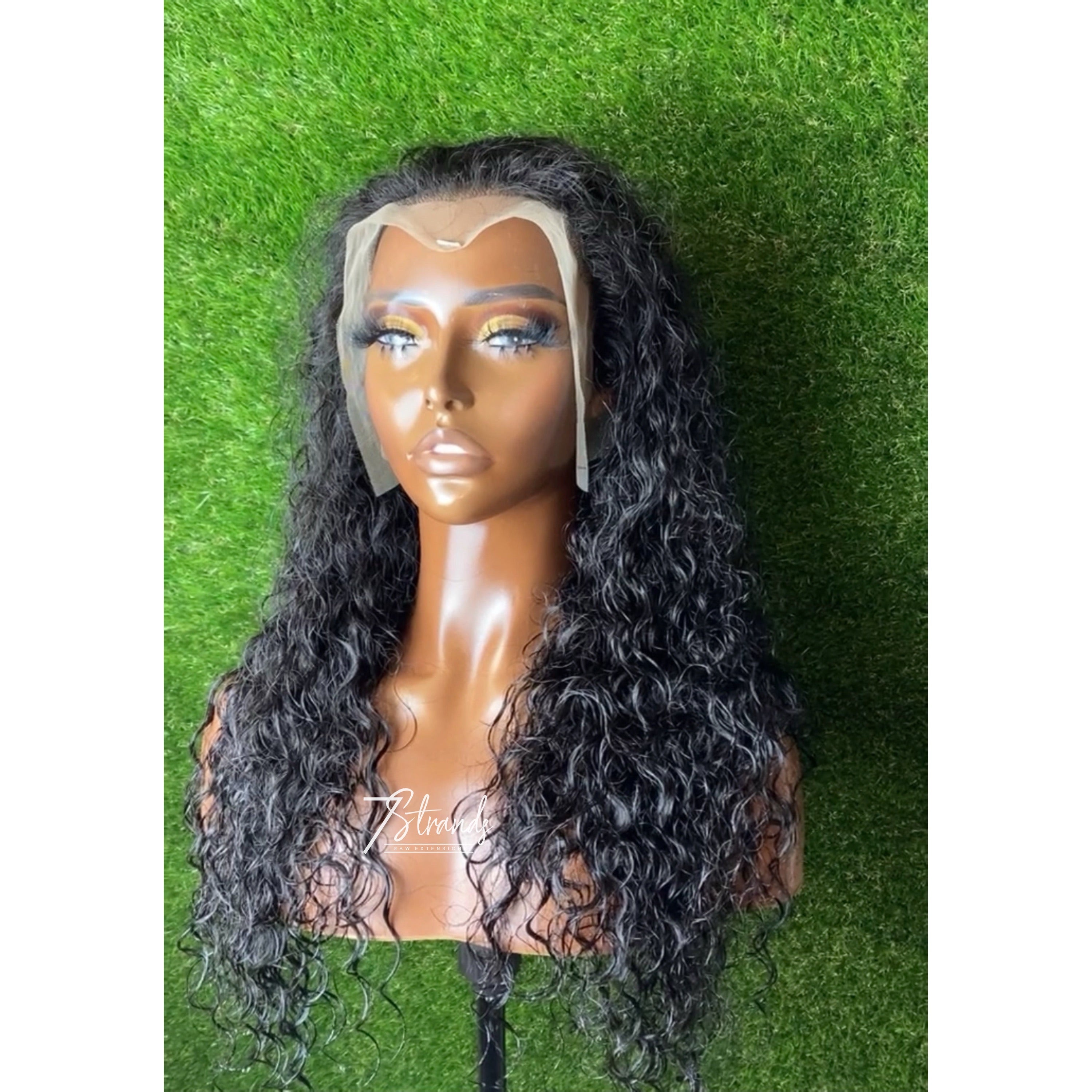 13x6” FRONTAL WIG- Raw Curly (Pre-Order Only 7-21 business days)