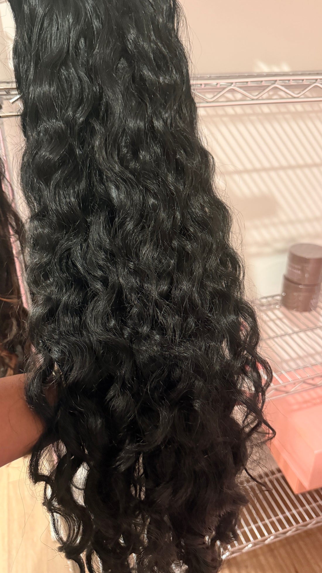 Raw Indian Curly 3-22” Dyed Black